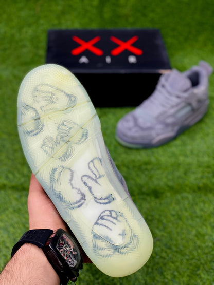Nike Air Jordan 4 X Kaws Grey
