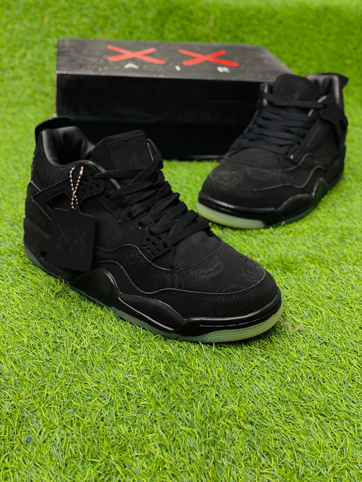Nike Air Jordan 4 X Kaws Black