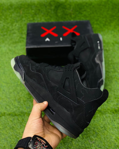 Nike Air Jordan 4 X Kaws Black
