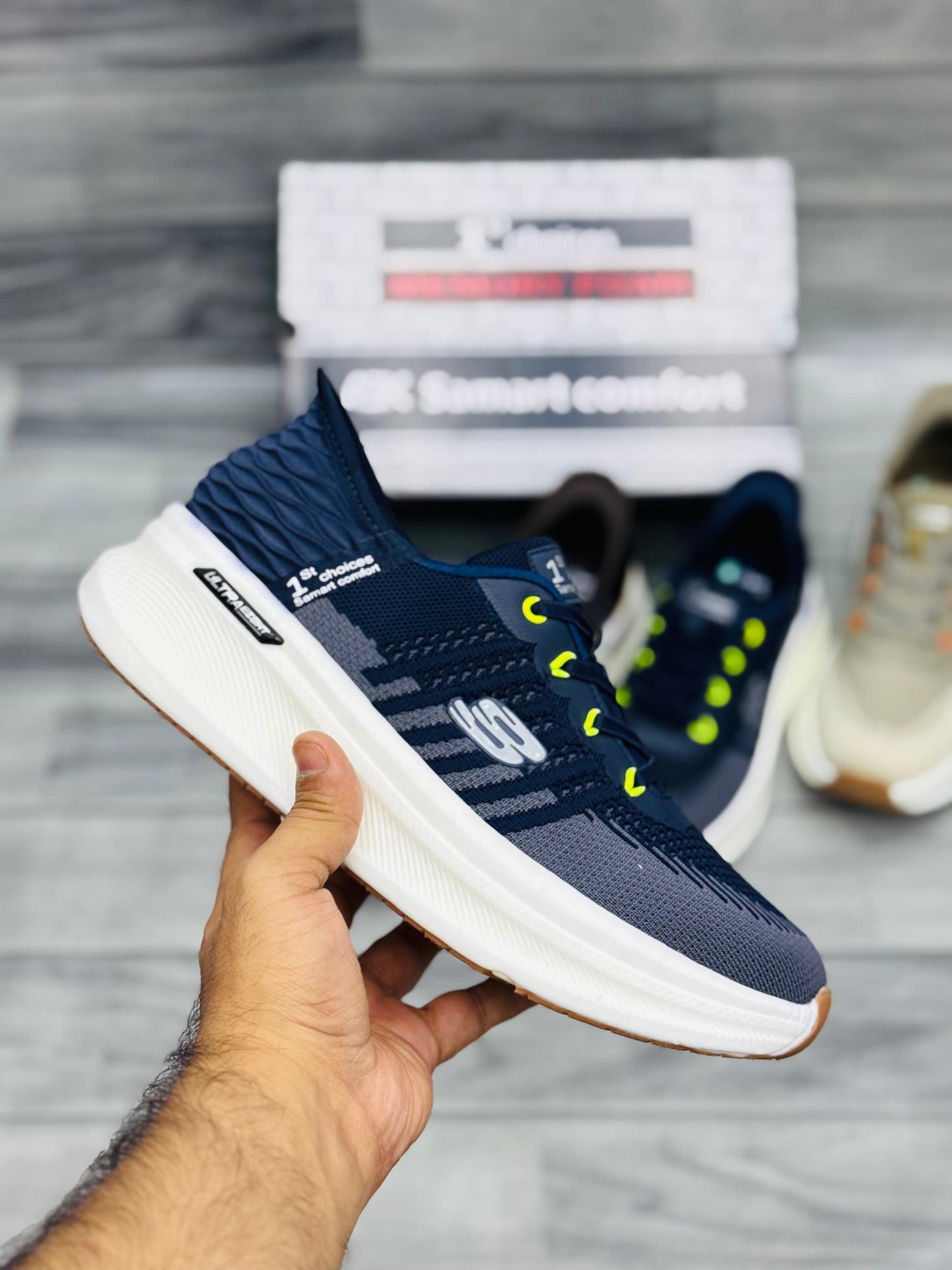 Skechers Ultra Light Memory Foam  Blue