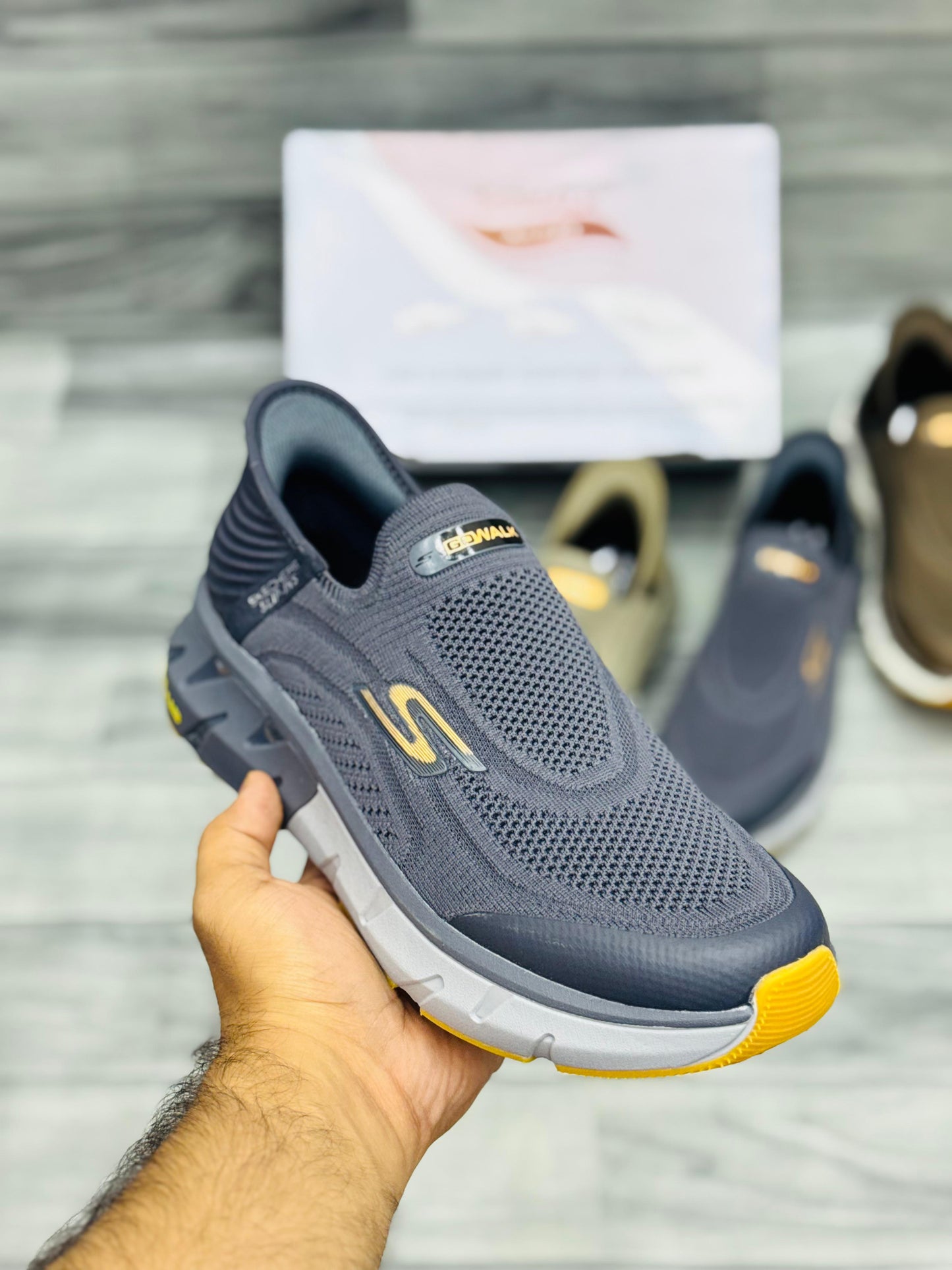 Skechers GoodYear Slip-ons Blue